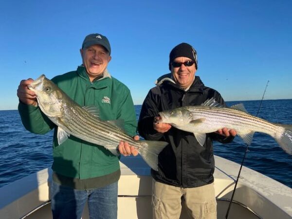 Montauk Fall Run Double Header Striped Bass